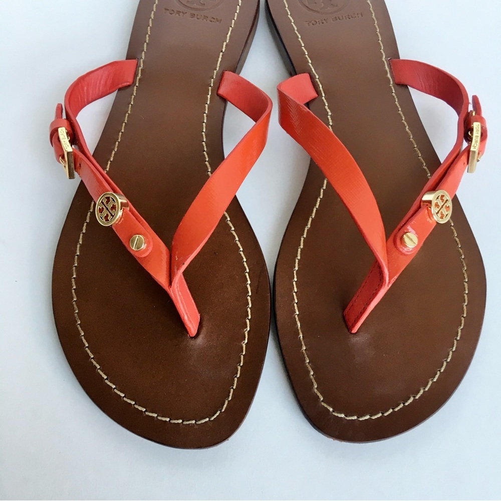 Tory Burch Monogram Flat Sandal - Picture 6 of 13